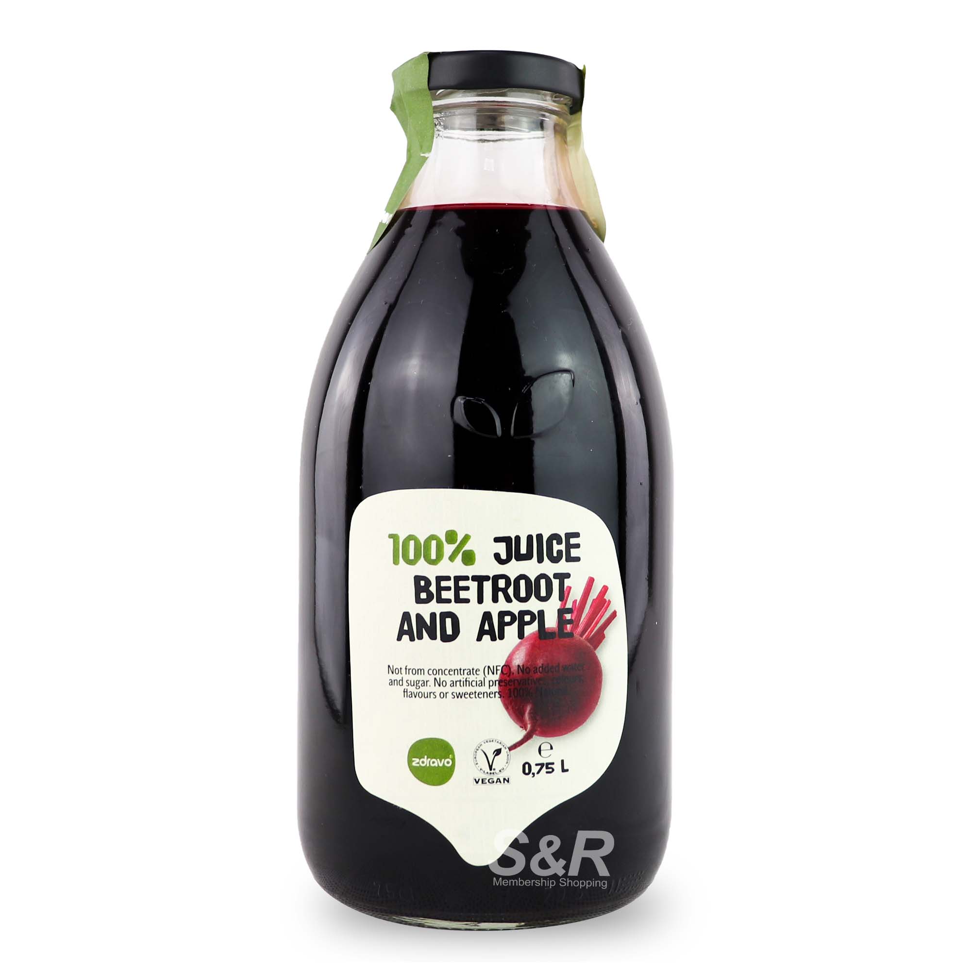 Zdravo Organic 100% Beetroot And Apple Juice 750mL